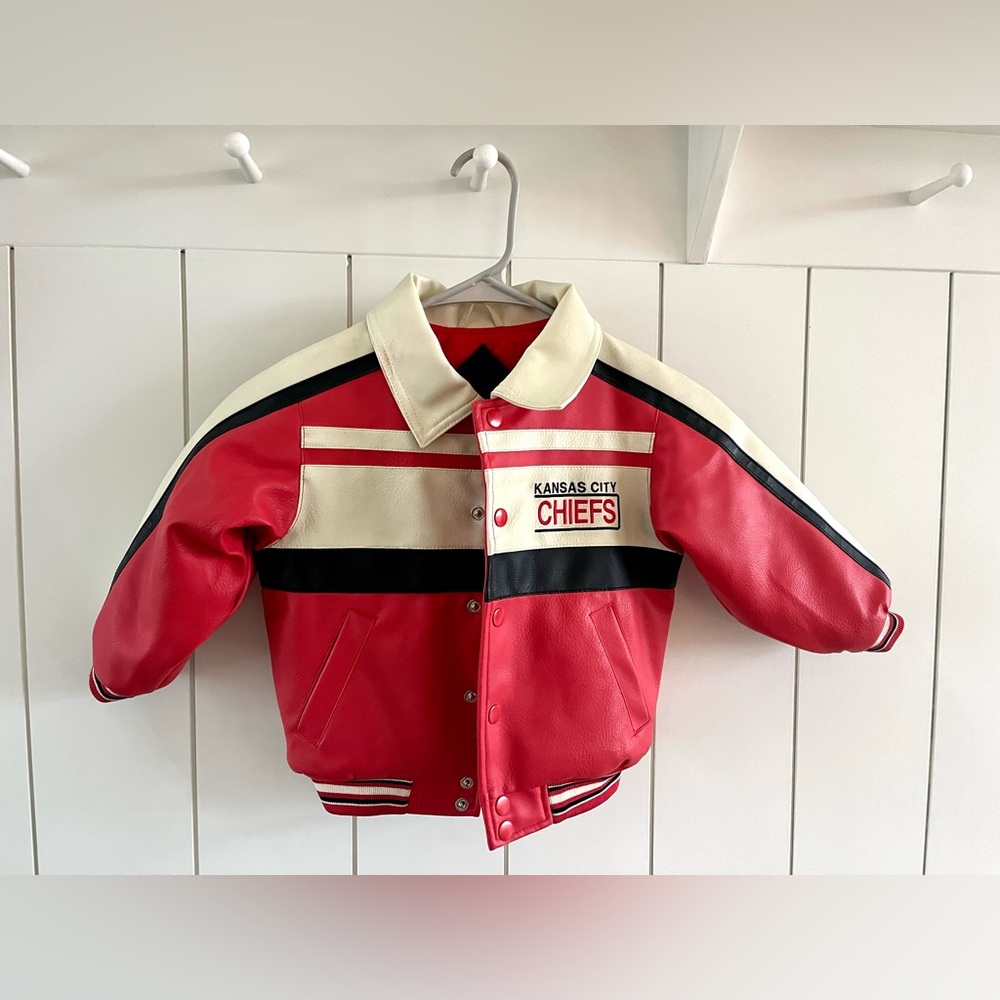 Vintage Kansas City Chiefs Toddler Bomber Jacket